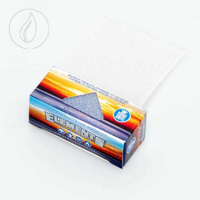 Elements Blue Rolls King Size Width 5m